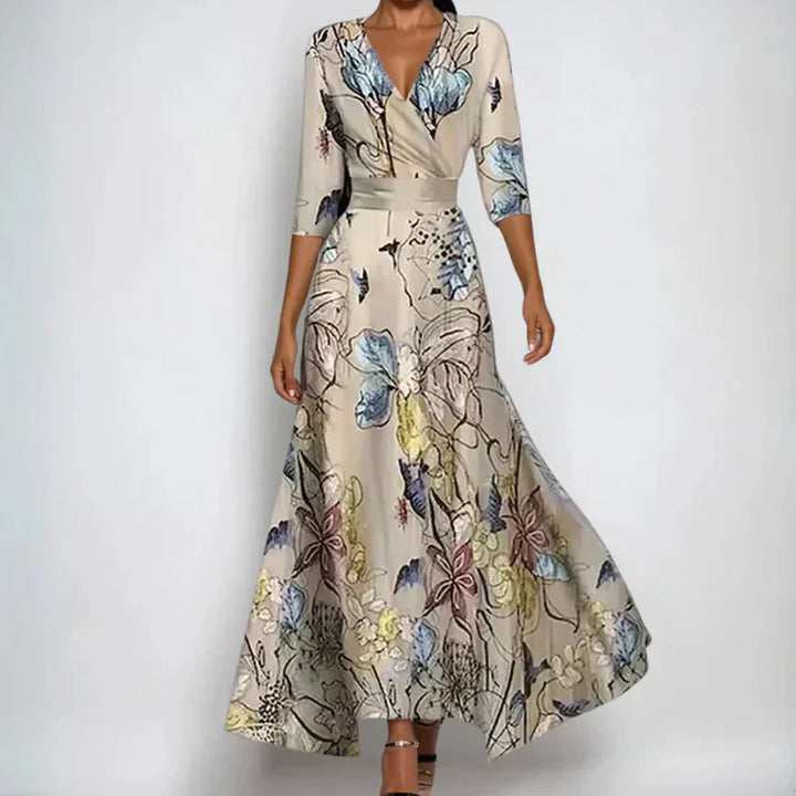 Ahri | Elegant Floral Dress