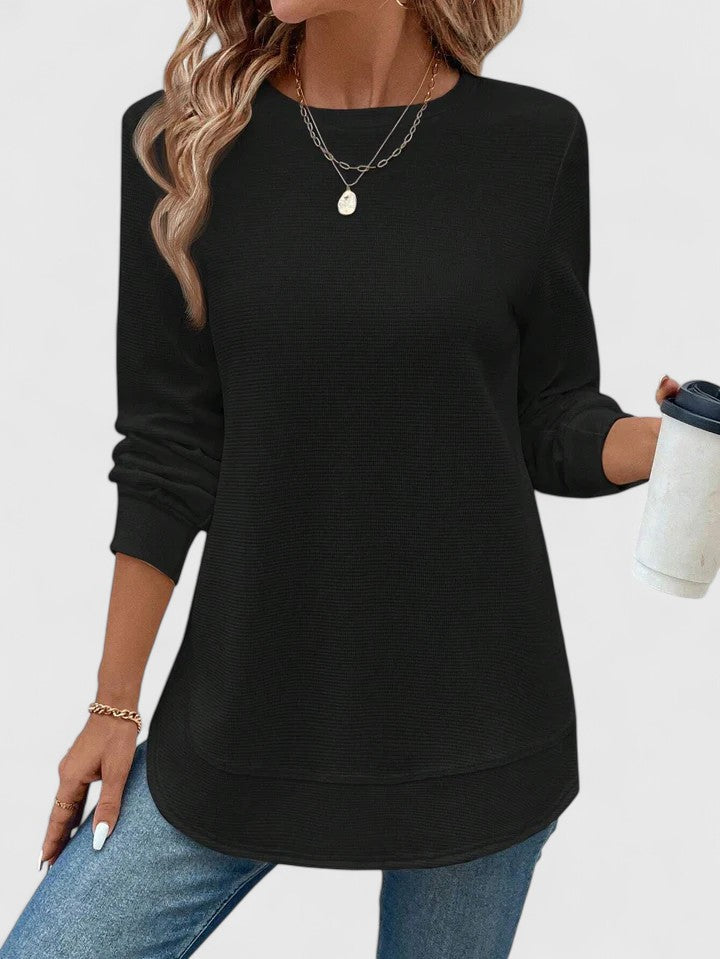 June | Elegant O-Neck Long Sleeve