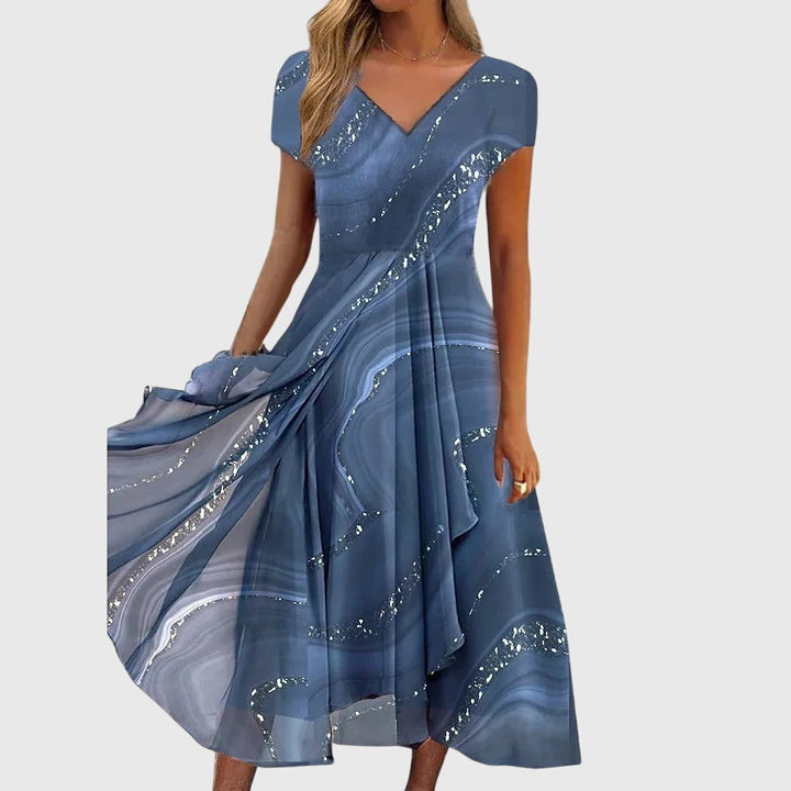 Aubrielle | Flowing Midi Dress