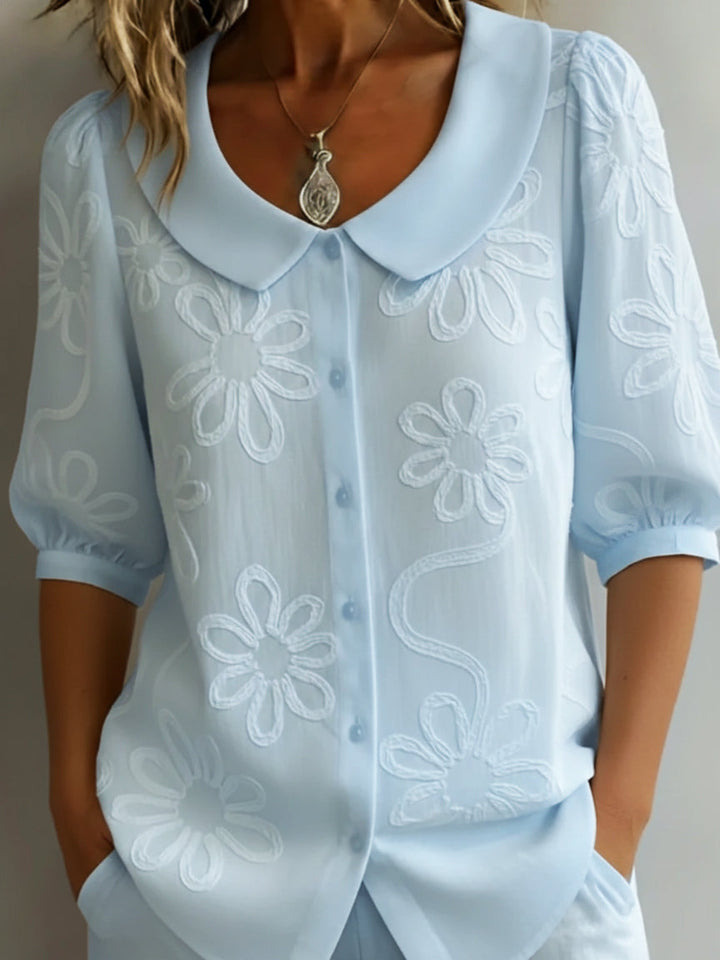 Serena | Bloom Button Blouse