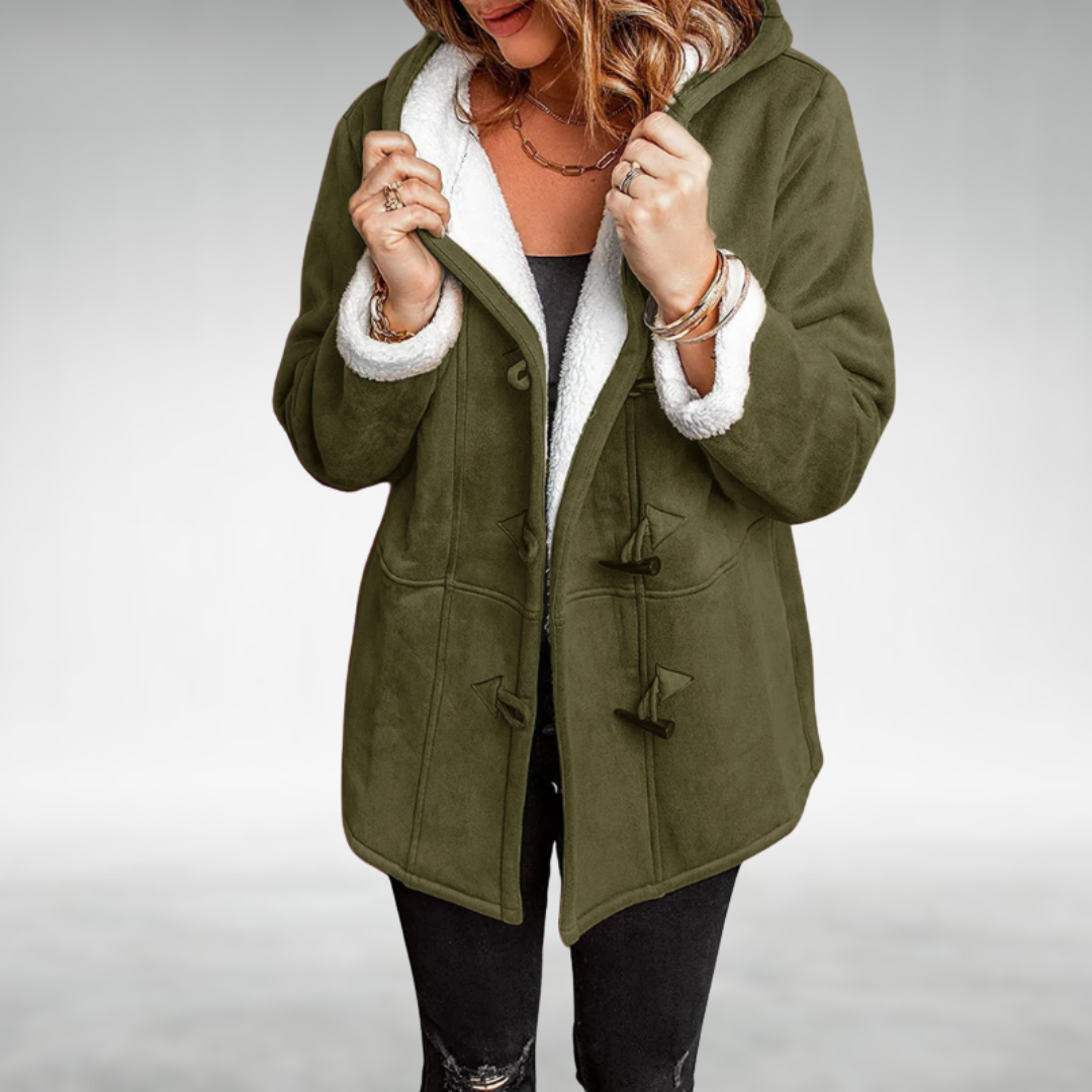 June | Claire™ | Refined Fleece-Lined Winter Coat
