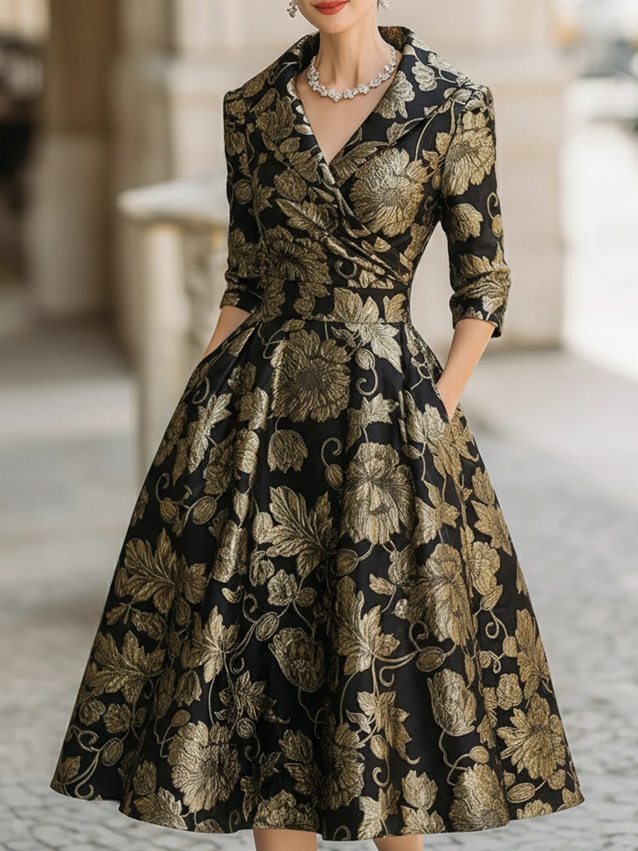Meghan | Floral Midi Dress