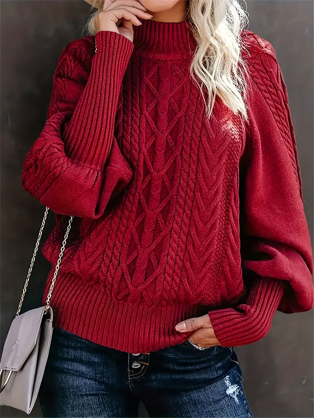 June | Lory | Casual Long Sleeve Knitted Sweater