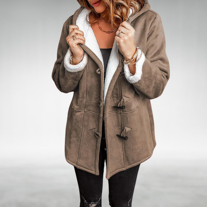 June | Claire™ | Refined Fleece-Lined Winter Coat