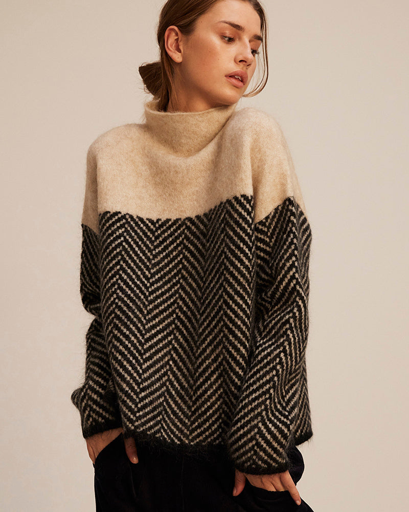 June | Norah | Cotton Turtleneck Sweater
