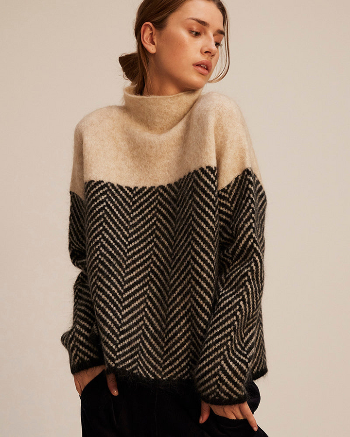 June | Norah | Cotton Turtleneck Sweater