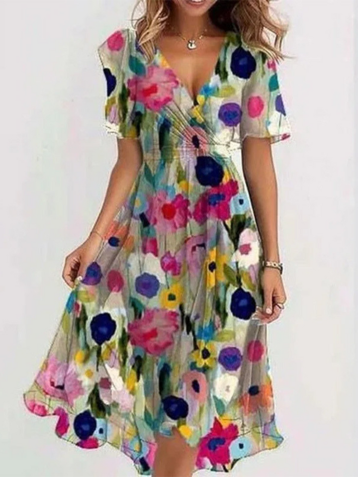 Leona | Summer Dress With Belly Cover