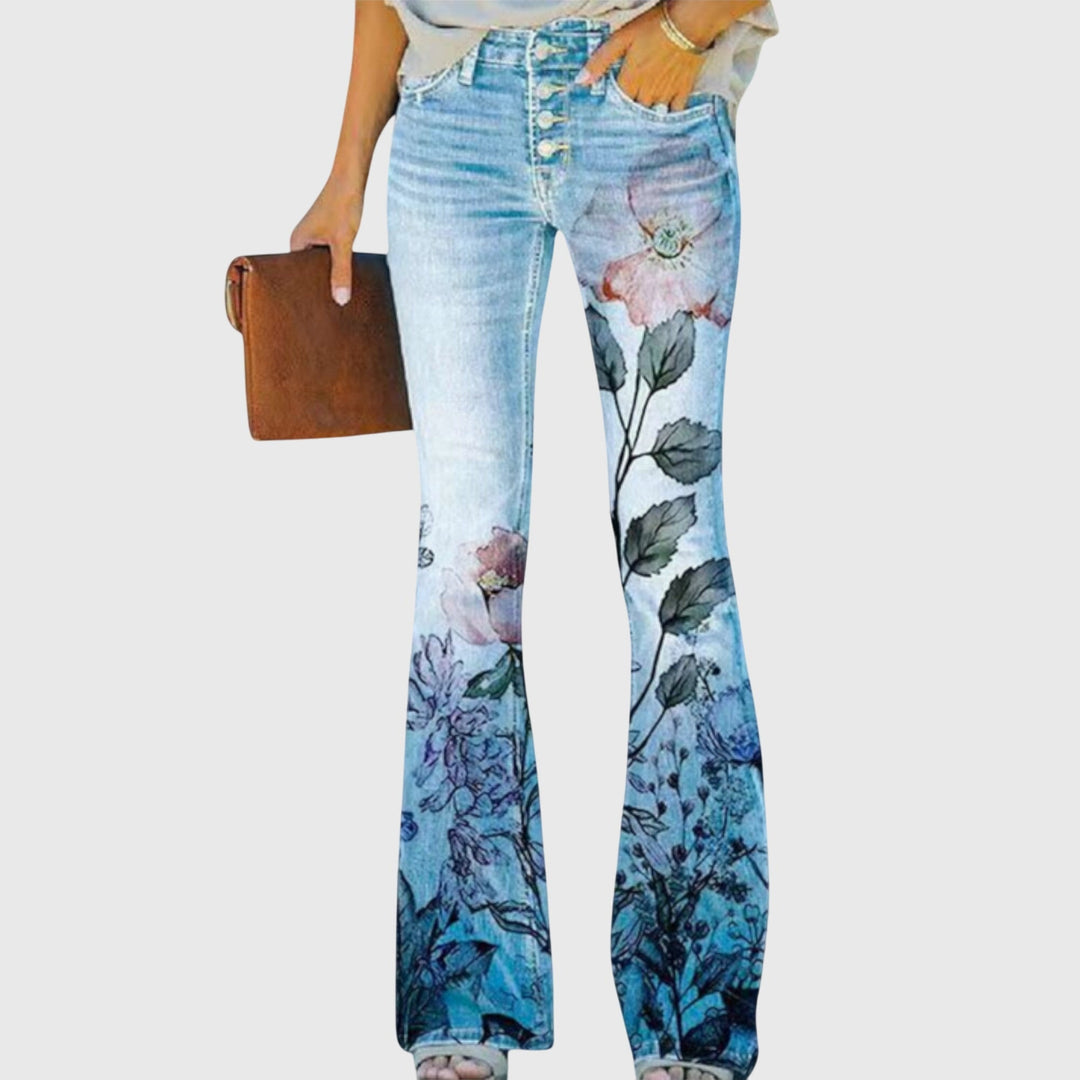 June | Floral Print Pants