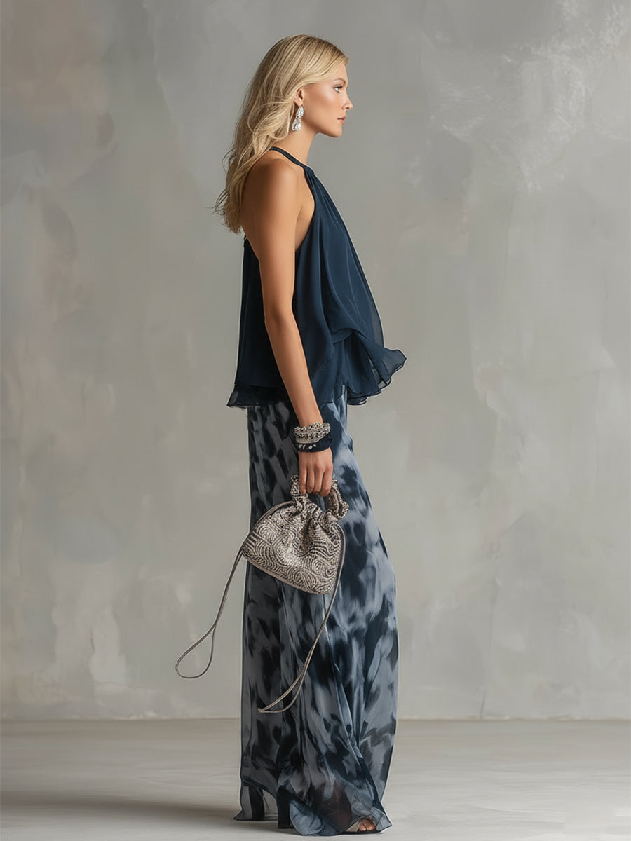 Elise | Effortless Chiffon 2-Piece Set