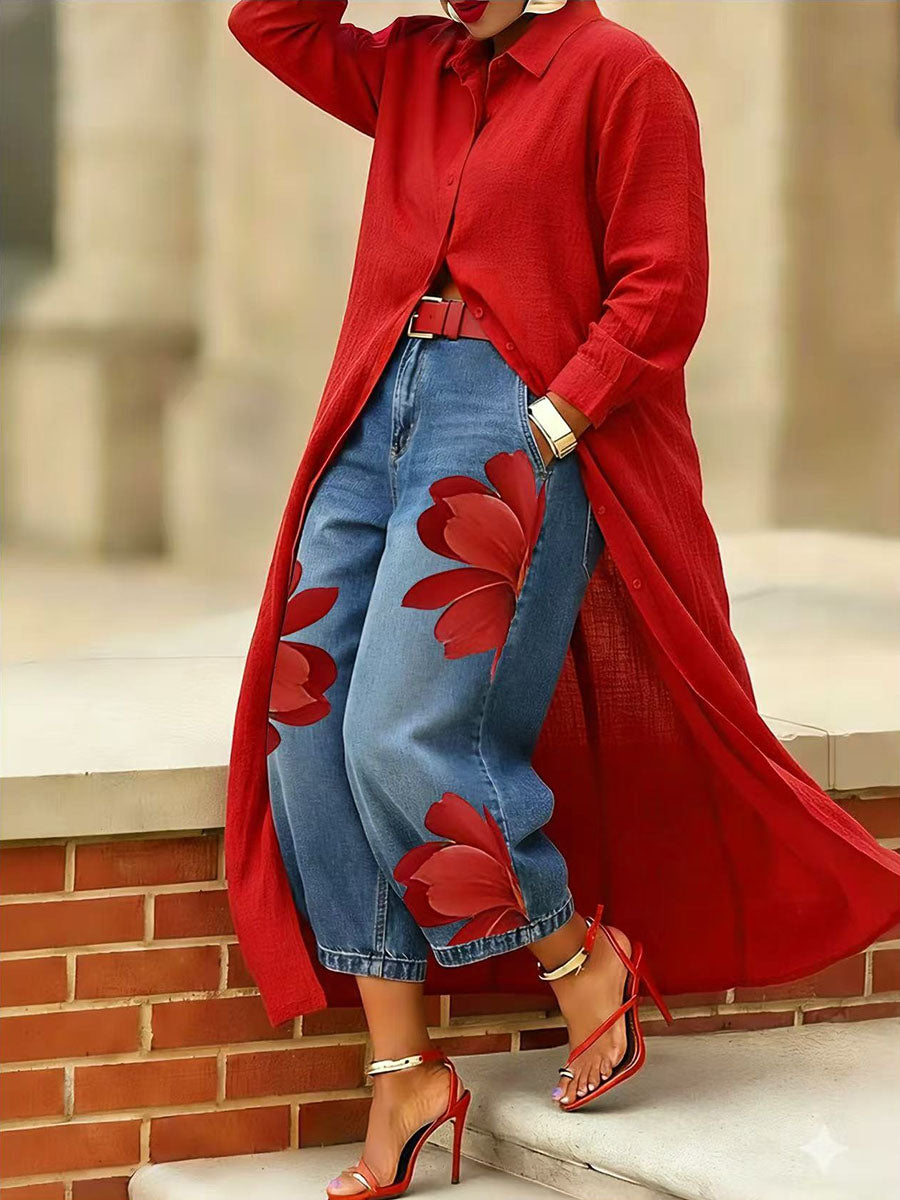 Marel - Elegant Floral Dress
