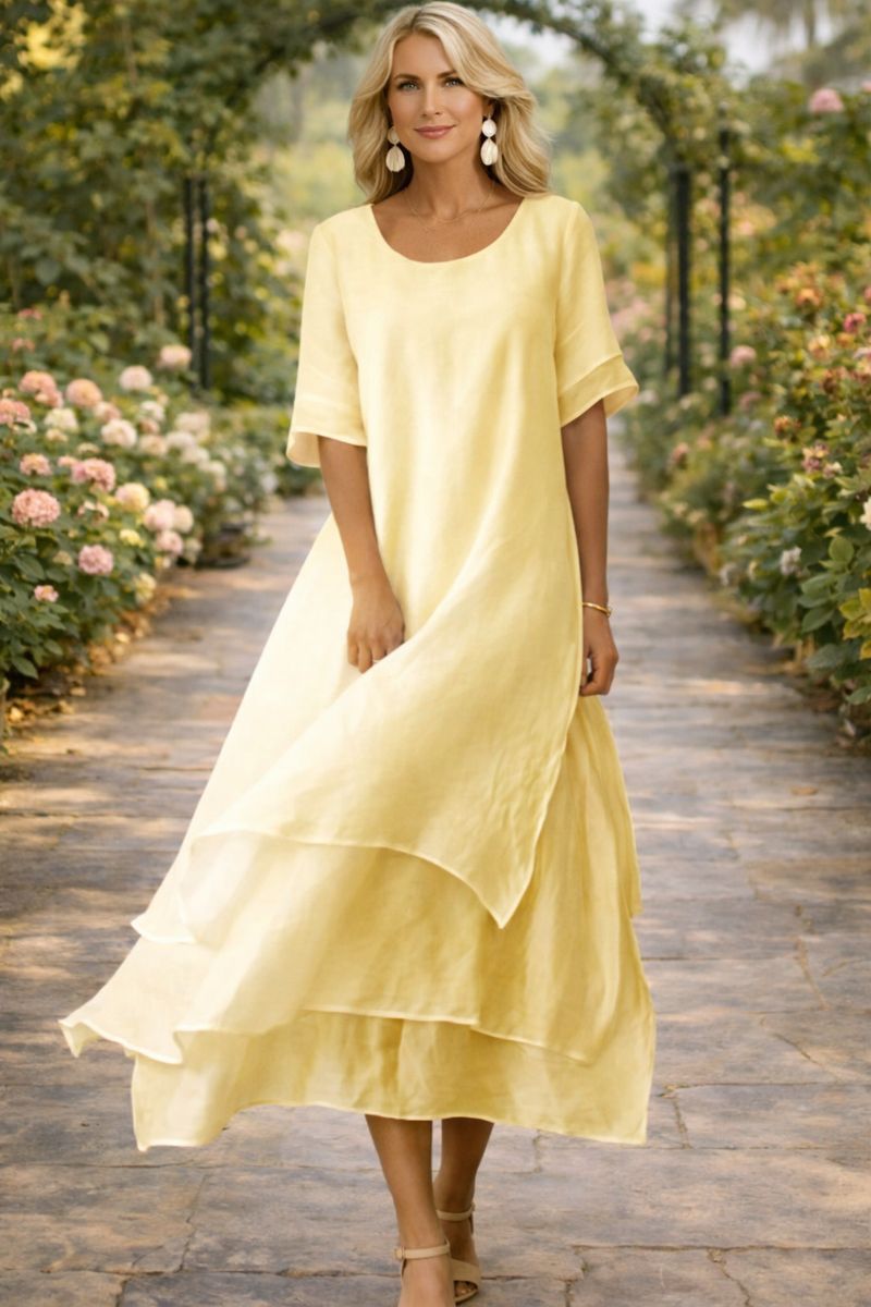 Aria | Fluid Tiered Maxi Dress
