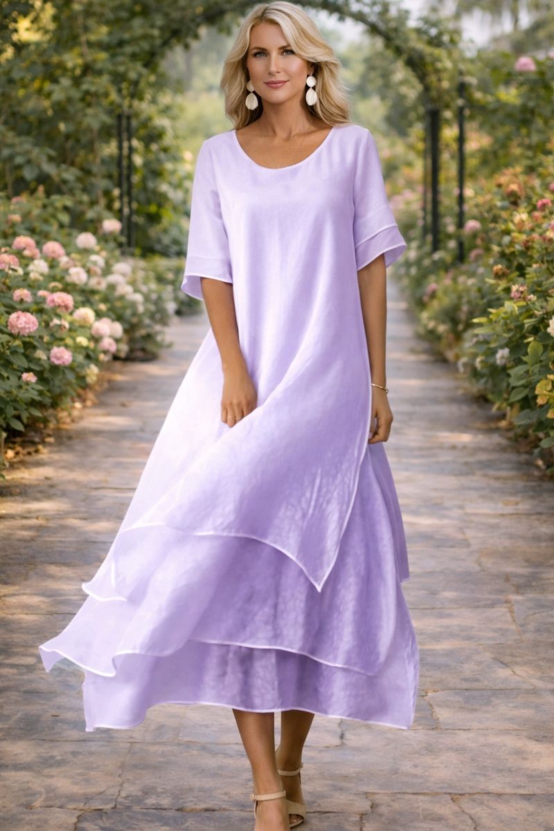Aria | Fluid Tiered Maxi Dress