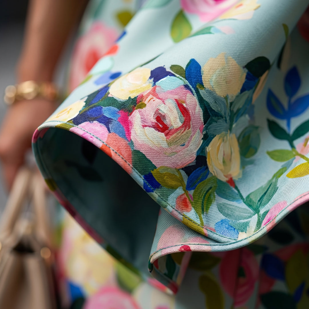 ROBIN | ELEGANT FLORAL DRESS