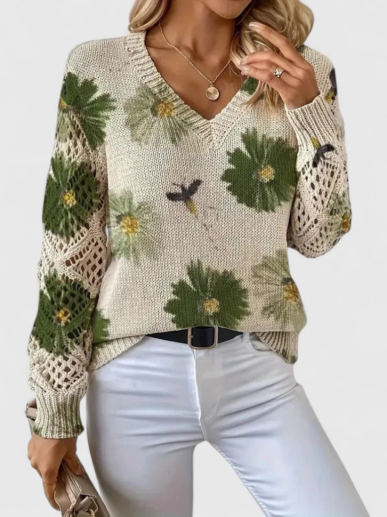June | Jewel | Bloom Sweater