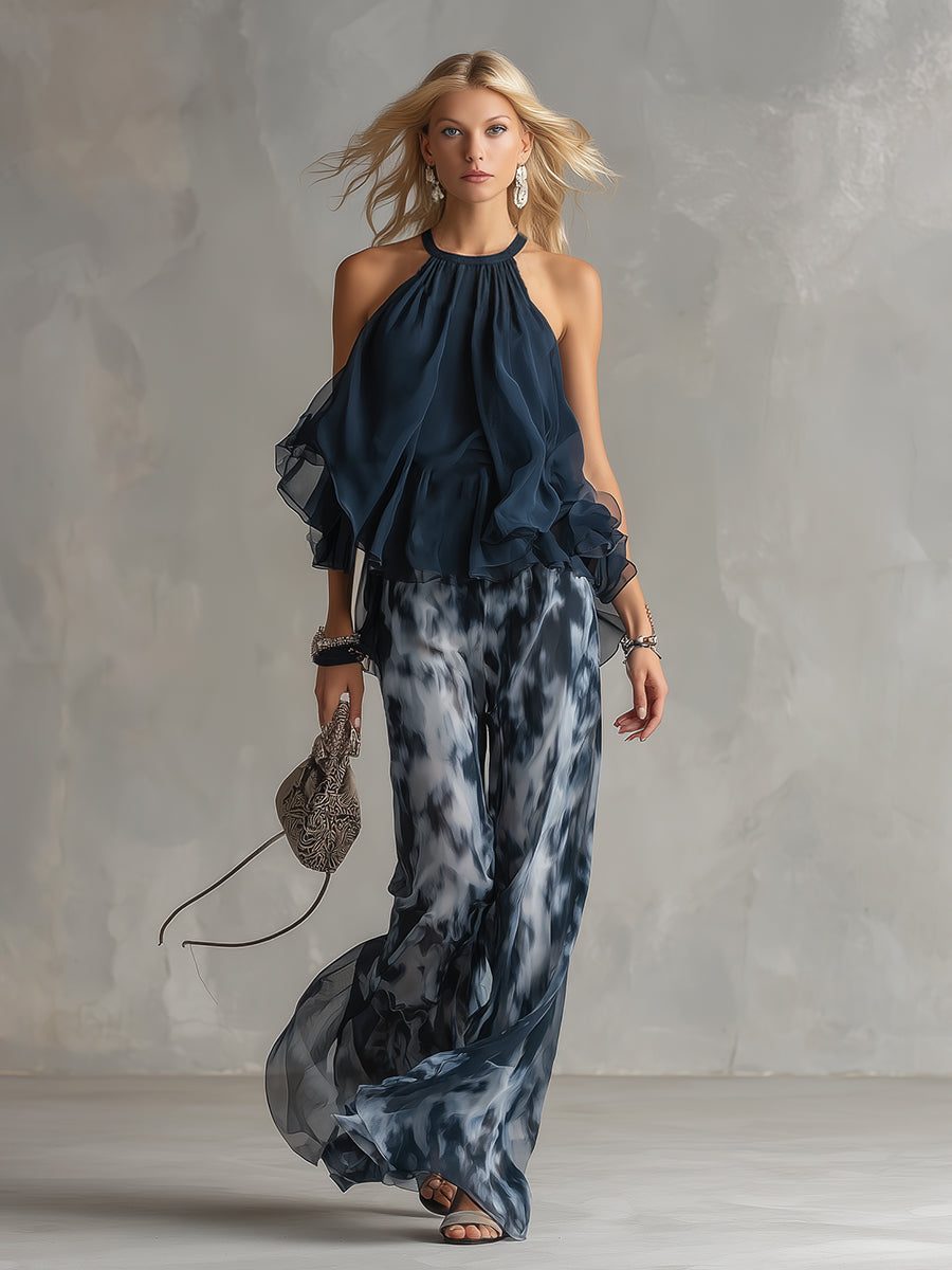 Elise | Effortless Chiffon 2-Piece Set