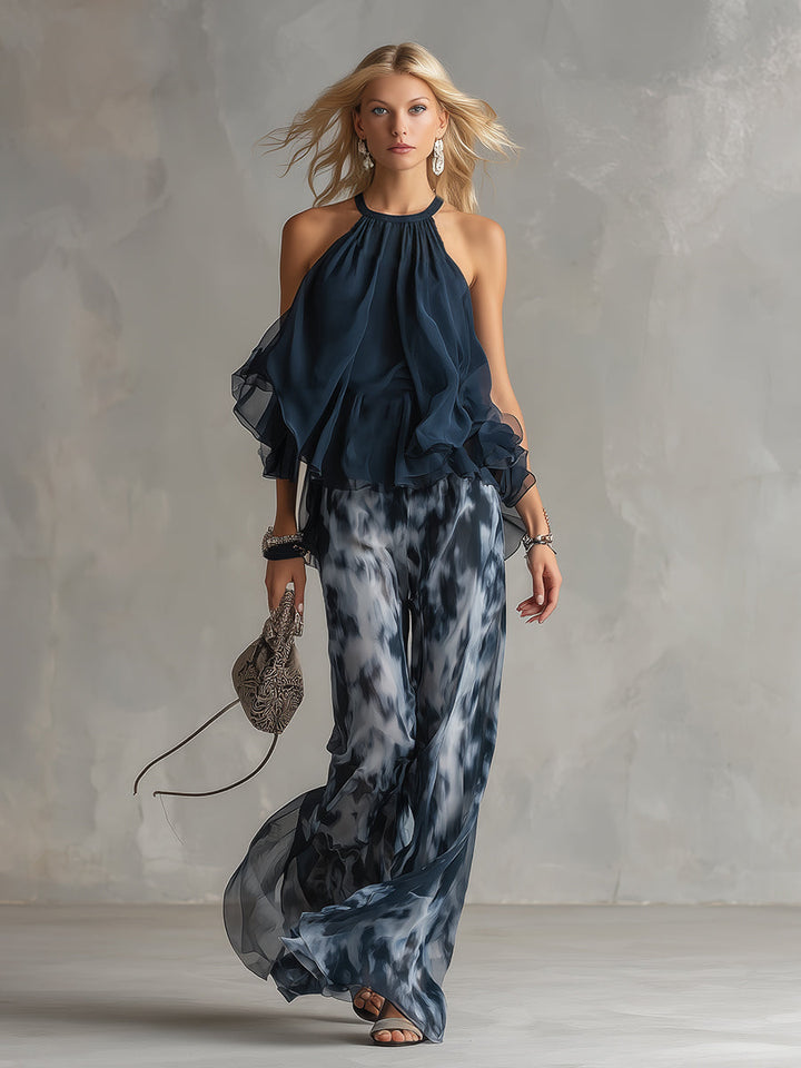 Elise | Effortless Chiffon 2-Piece Set