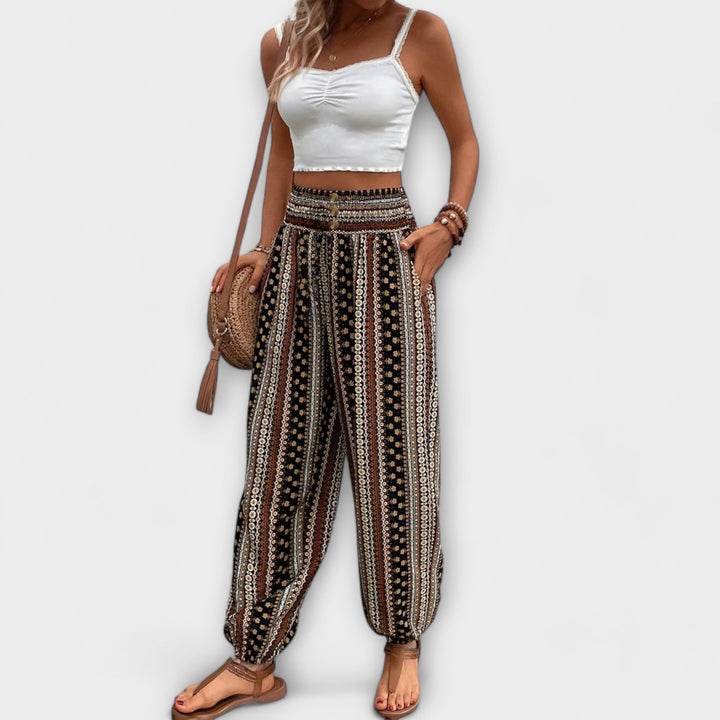 June | Ethnic Graphic Pants
