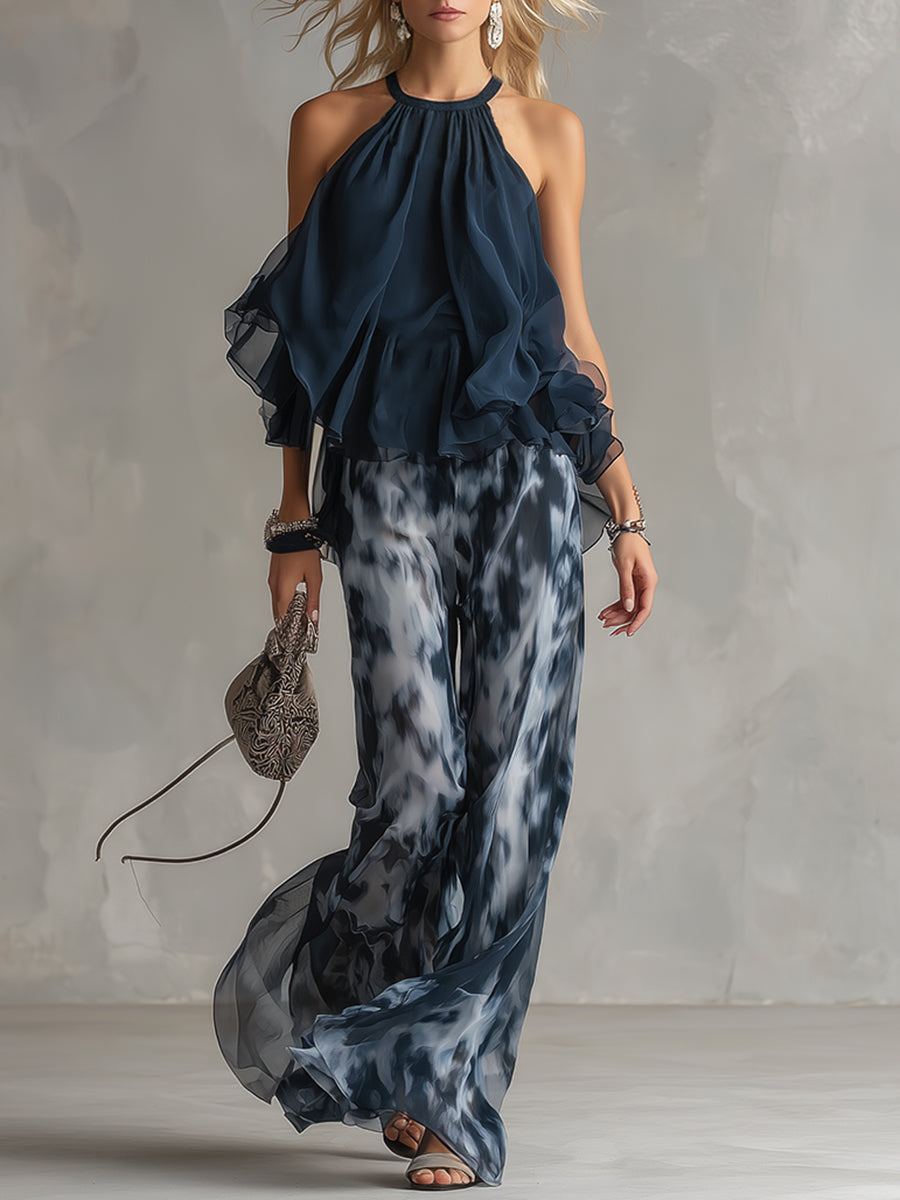 Elise | Effortless Chiffon 2-Piece Set
