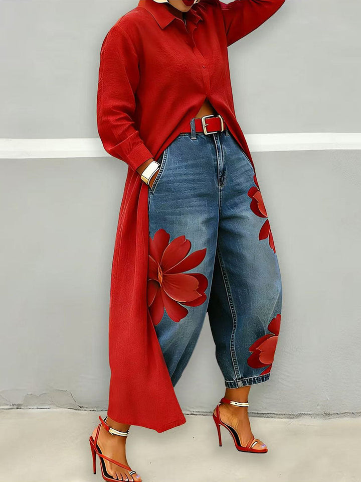 Marel - Elegant Floral Dress