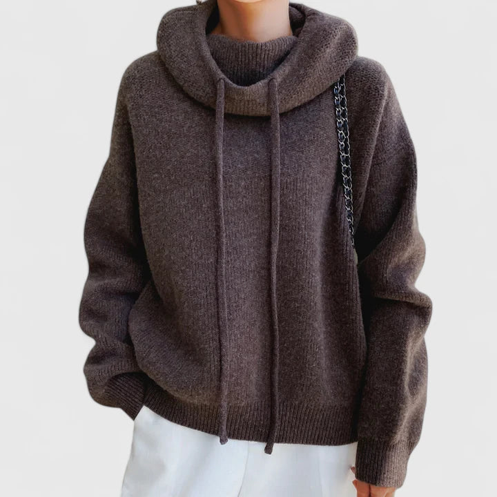June | Marie | Cozy Knit Hoodie