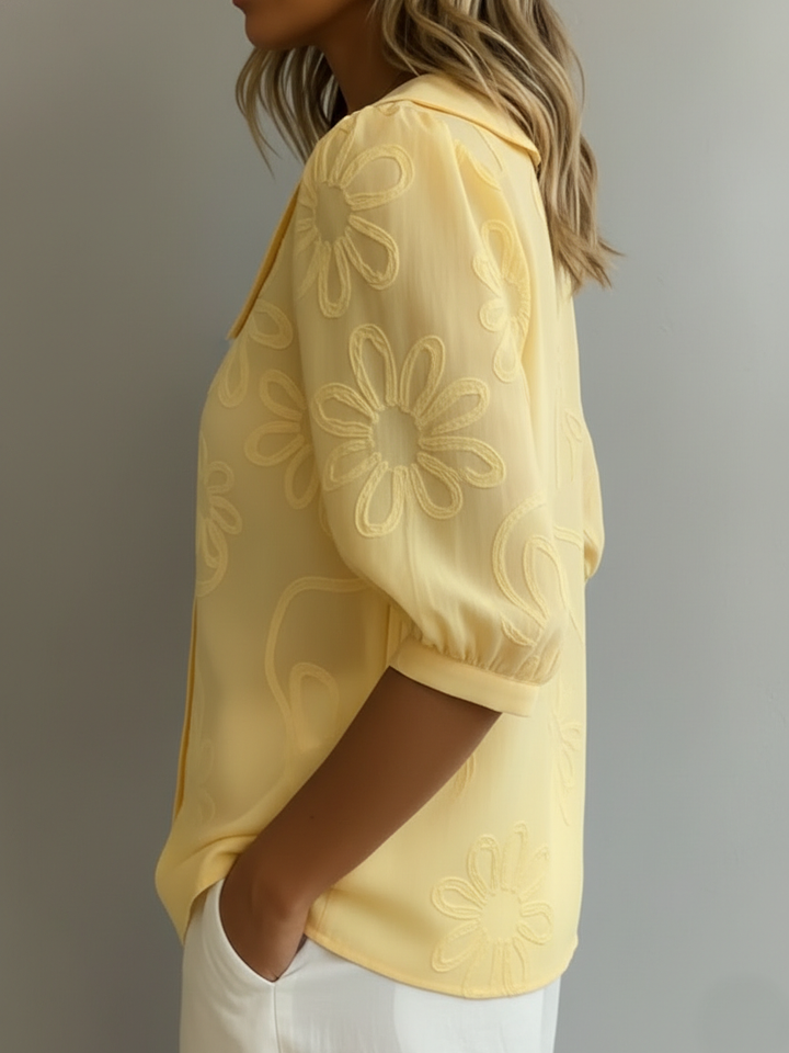 Serena | Bloom Button Blouse