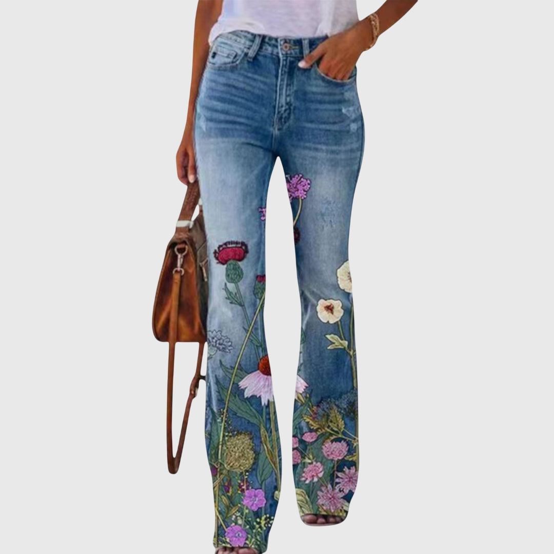 June | Floral Print Pants