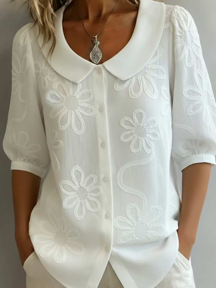 Serena | Bloom Button Blouse