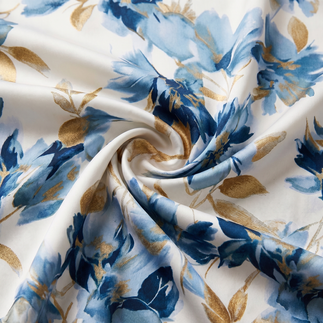 Denisa | Floral Wrap Midi Dress