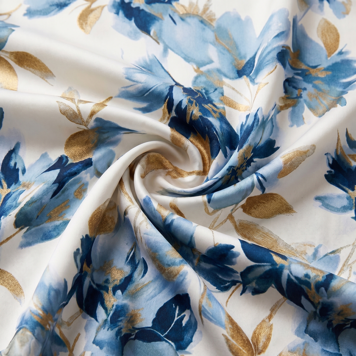 Denisa | Floral Wrap Midi Dress