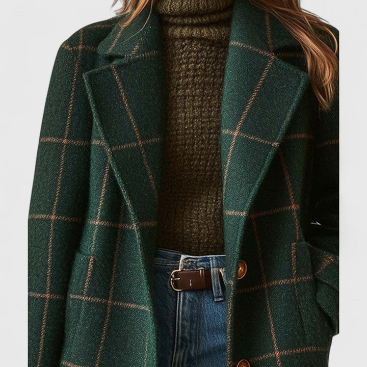 June | Fiona – Classic Check Coat
