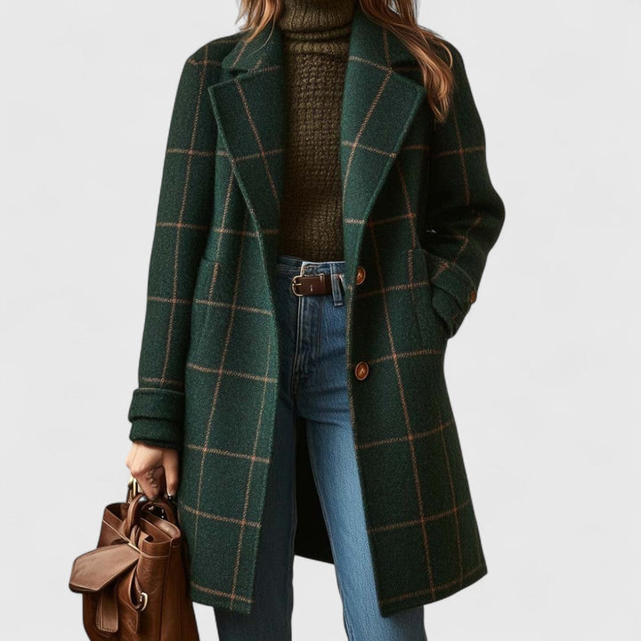 June | Fiona – Classic Check Coat