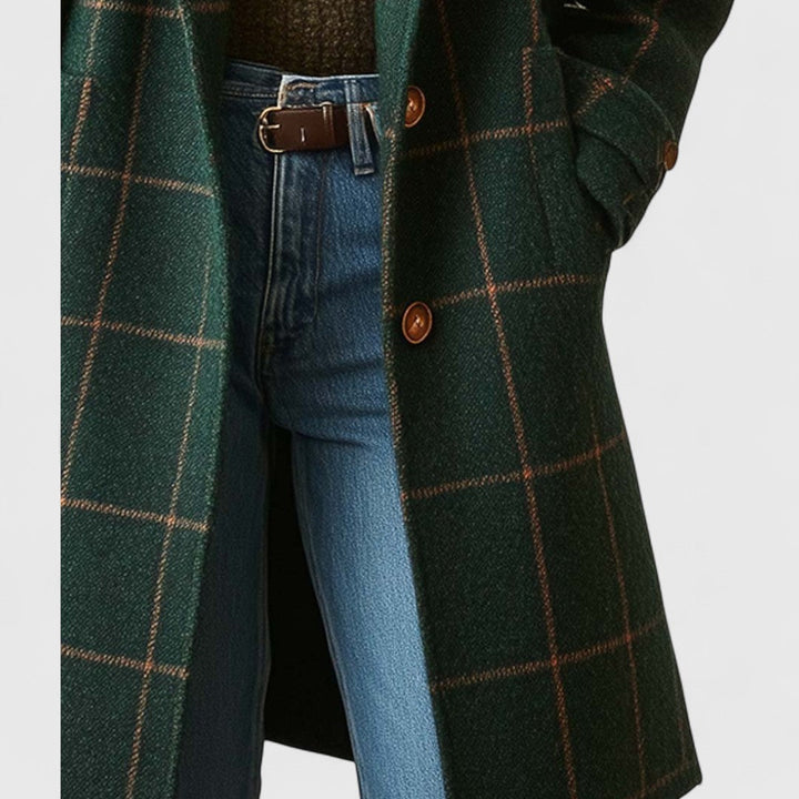 June | Fiona – Classic Check Coat