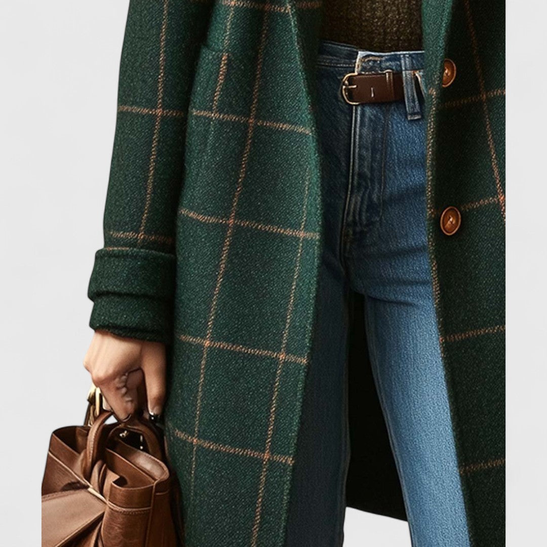 June | Fiona – Classic Check Coat
