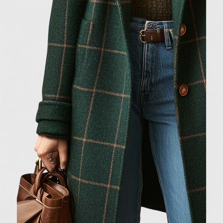June | Fiona – Classic Check Coat