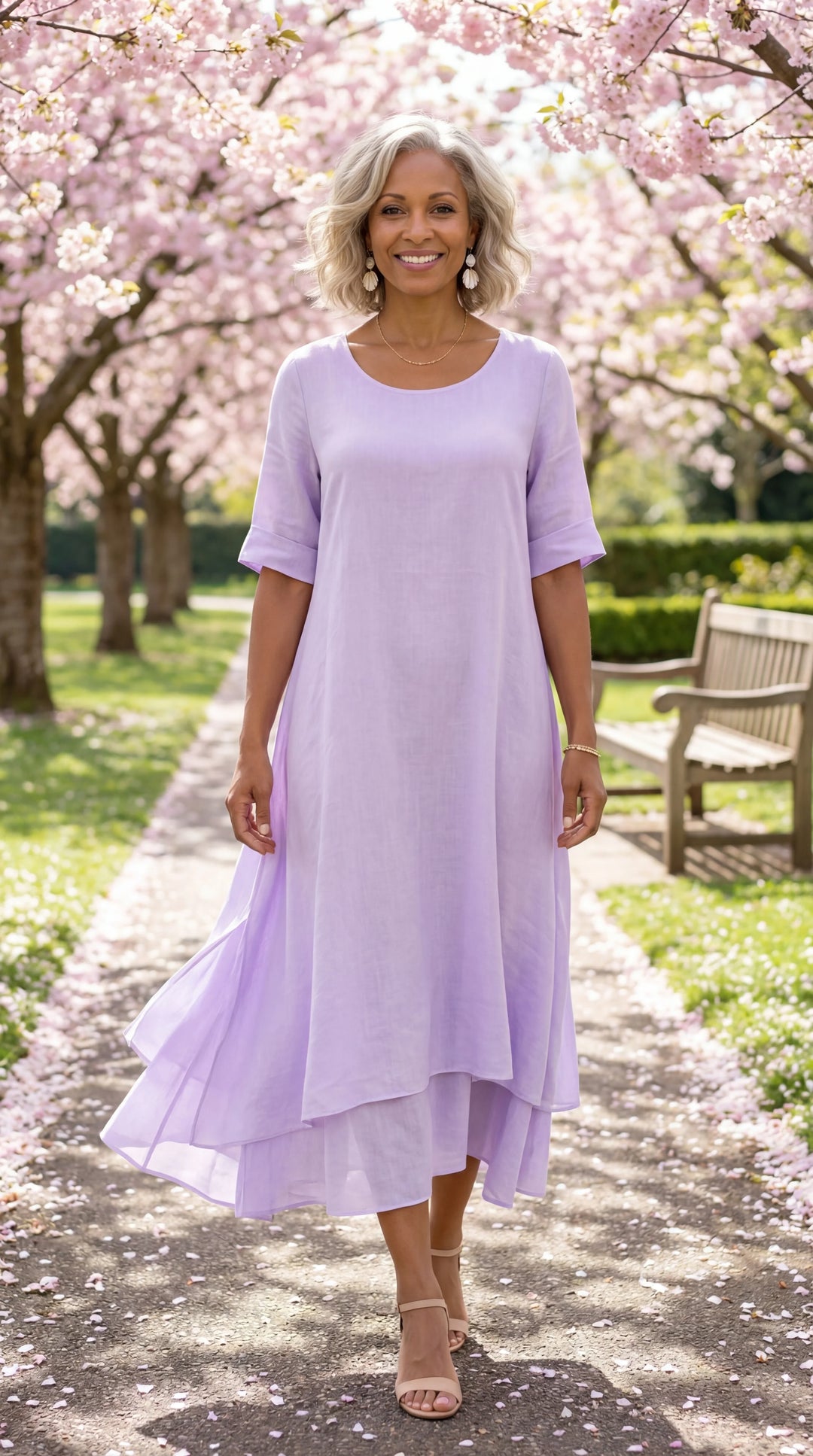 Aria | Fluid Tiered Maxi Dress