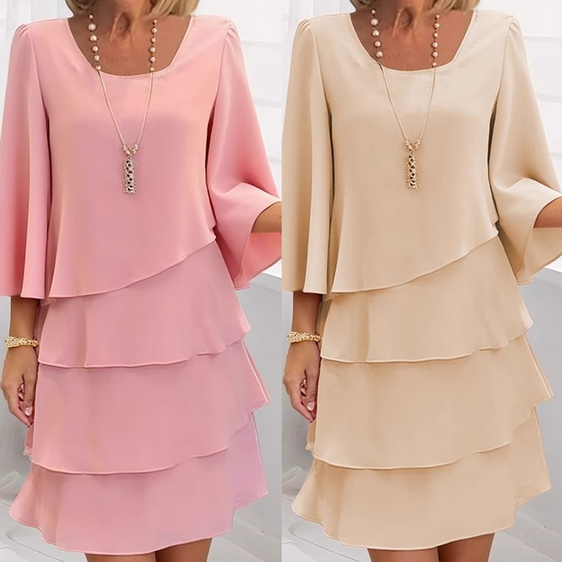 Amélie™ | Elegant Layered Flow Dress
